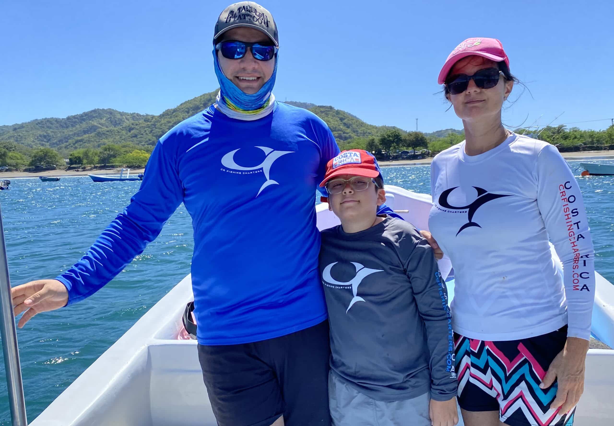 Costa Rica Sportfishing Shirts, Face Shields and Caps